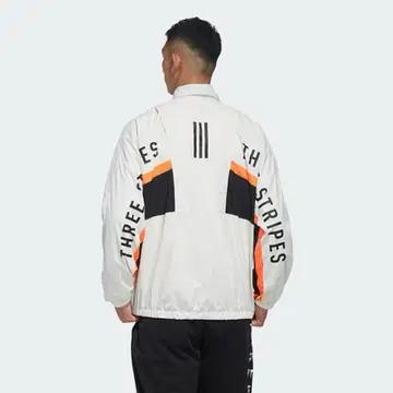 아디다스 컬러 블록 윈드브레이커 바람막이 화이트 XL 2