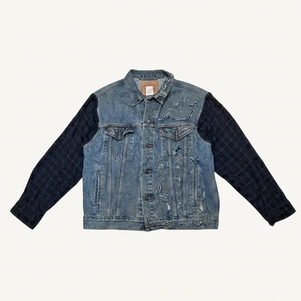 Levi's 리바이스 리워크 그런지 트러커 데님자켓 1