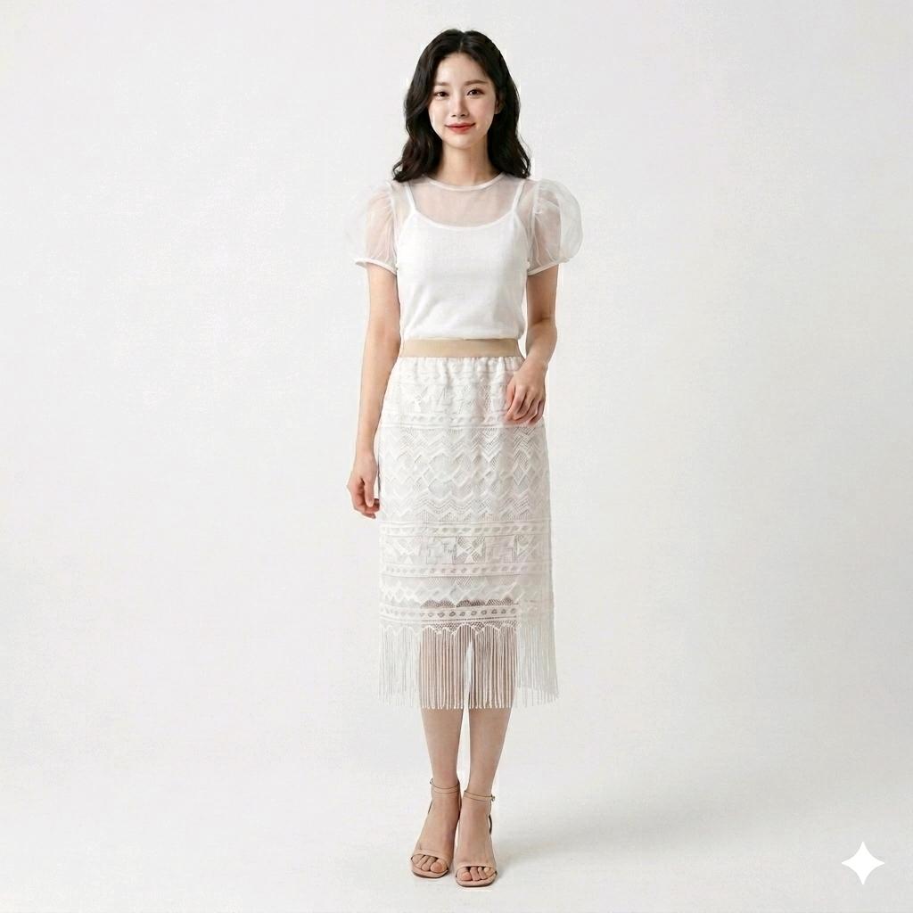 플라스틱아일랜드 테슬 스커트 2