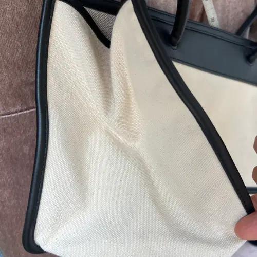 아카이브앱크 블랙아이보리 캔버스코튼백 코튼숄더백 7