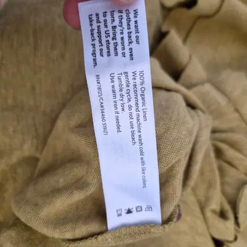 Eileen Fisher 여성 리넨 버튼업 셔츠 M사이즈 9