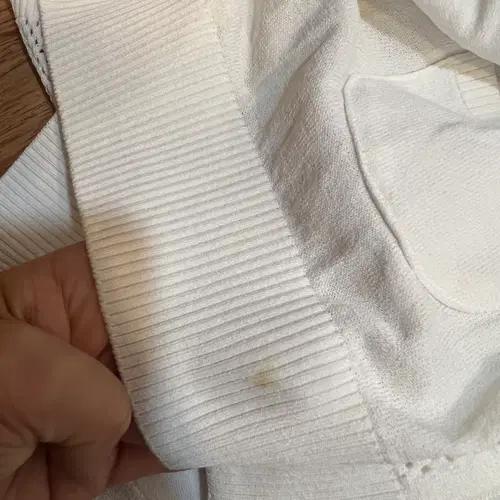 까스텔바작 여성 아이보리 골프니트조끼 집업조끼 95 8