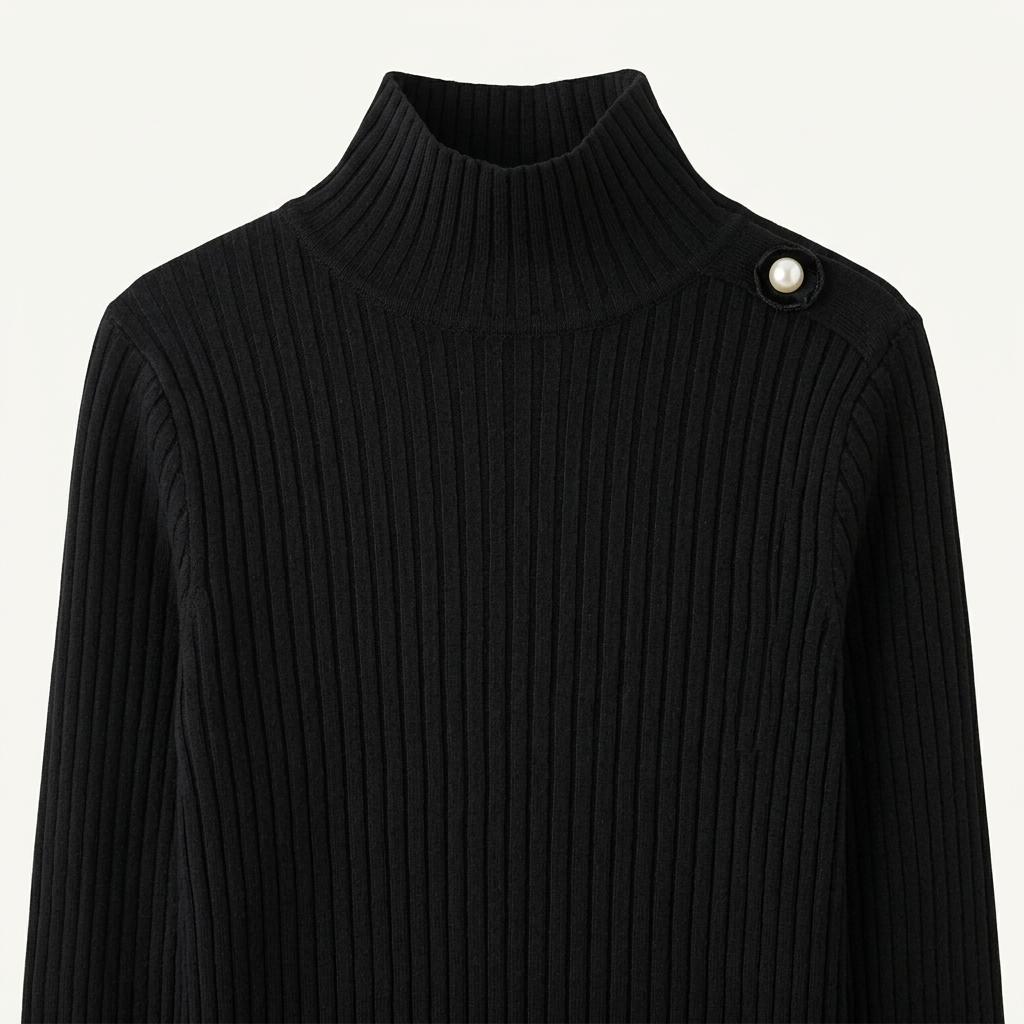 랑방 Lanvin 여성 캐시미어터틀넥니트 90사이즈 1