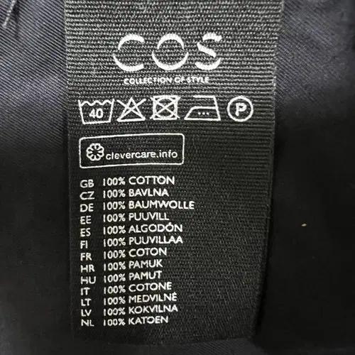 코스 COS 여성 네이비 코튼블라우스 40 8