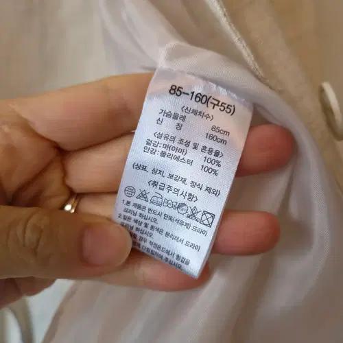 데렉램 여성 린넨싱글자켓 55사이즈 8