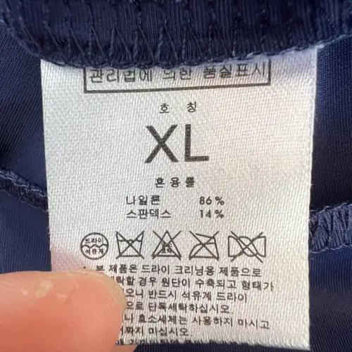 미우골프 여성 네이비 카라반팔티셔츠 골프티셔츠 XL 8