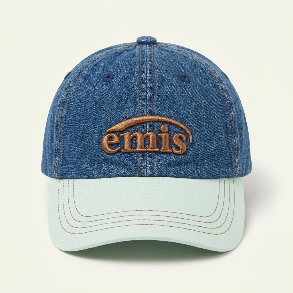 이미스 emis 워시드데님 민트 볼캡 free
