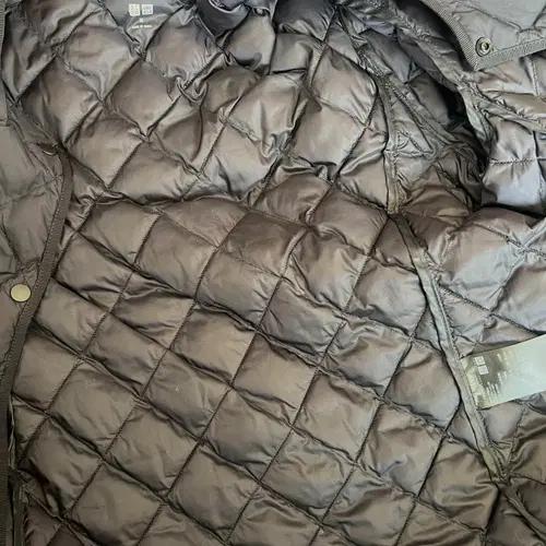 유니클로 여성 블랙 경량패딩점퍼 누빔패딩점퍼 M 7