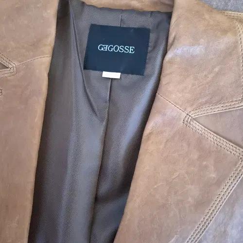 Gegosse 여성 칠부양가죽자켓 85-92-155사이즈 8