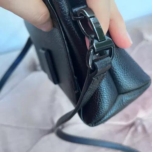 쿠론 럭키슈에뜨 천연가죽 블랙미니크로스백 10