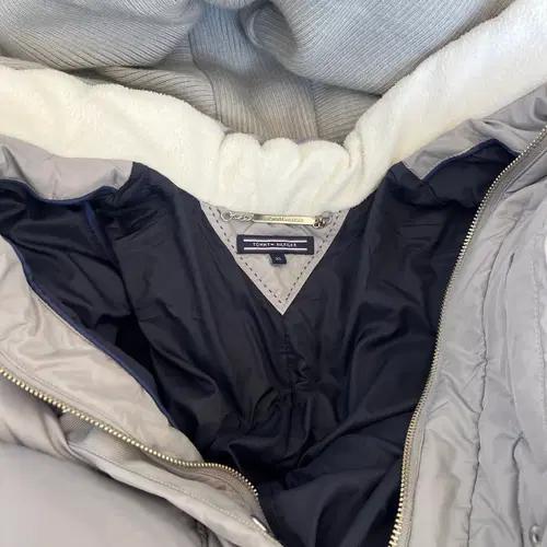 타미힐피거 여성 그레이 다운패딩점퍼 후드패딩점퍼 XS 6