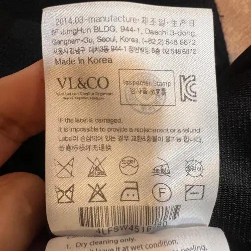 루이까스텔 여성 블랙 울방풍집업점퍼 골프니트점퍼 90 9