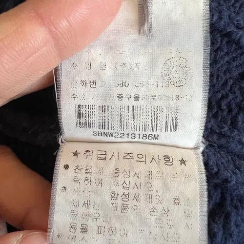 폴로랄프로렌 여성 네이비 숄카라가디건 케이블가디건 M 10