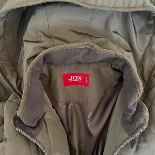제이디엑스 JDX 여성 카키 누빔점퍼 후드집업점퍼 95 6