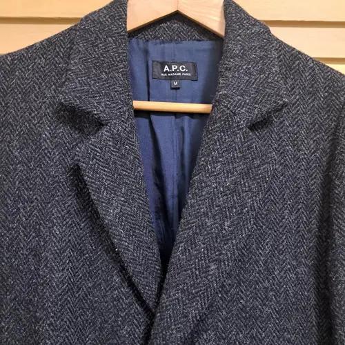 A.P.C 여성 울100헤링본코트 M사이즈 2