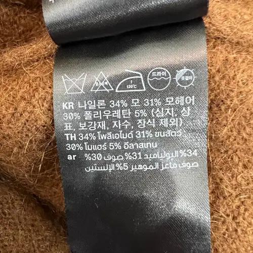앤아더스토리즈 여성 브라운 모헤어조끼 울조끼 XS 9
