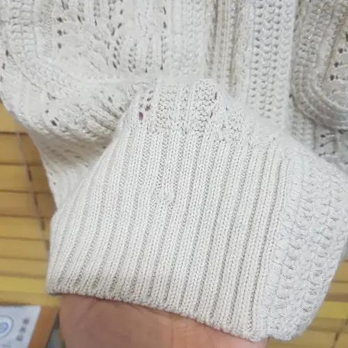 국내)써스데이아일랜드 아이보리 울가디건90 7
