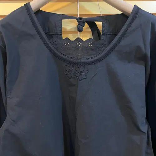 일본수입 블랙 레이스 앞치마 에이프런 레이어드가운 2