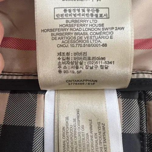 버버리 여성 블랙 다운패딩점퍼 누빔경량패딩 M 11