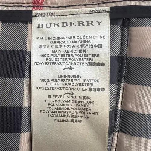 버버리 여성 블랙 다운패딩점퍼 누빔경량패딩 M 9