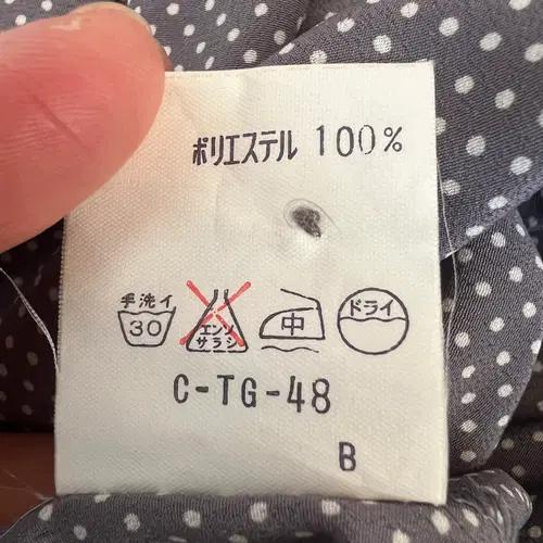 일본수입 여성 그레이도트 셔츠블라우스 9