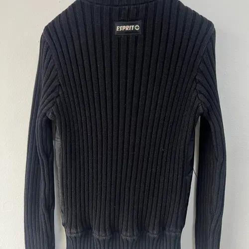 에스프릿 ESPRIT 여성 블랙 집업니트점퍼 90 4