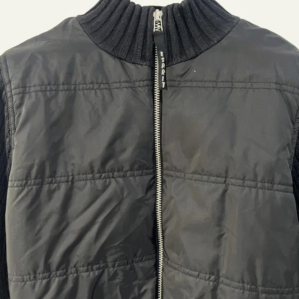 에스프릿 ESPRIT 여성 블랙 집업니트점퍼 90 1