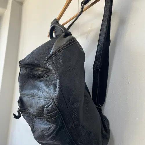 천연가죽 블랙 백팩 6