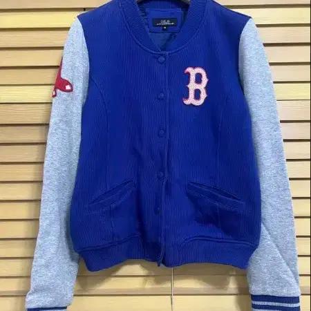 엠엘비 MLB 여성 블루 바시티자켓 야구점퍼 90사이즈 2