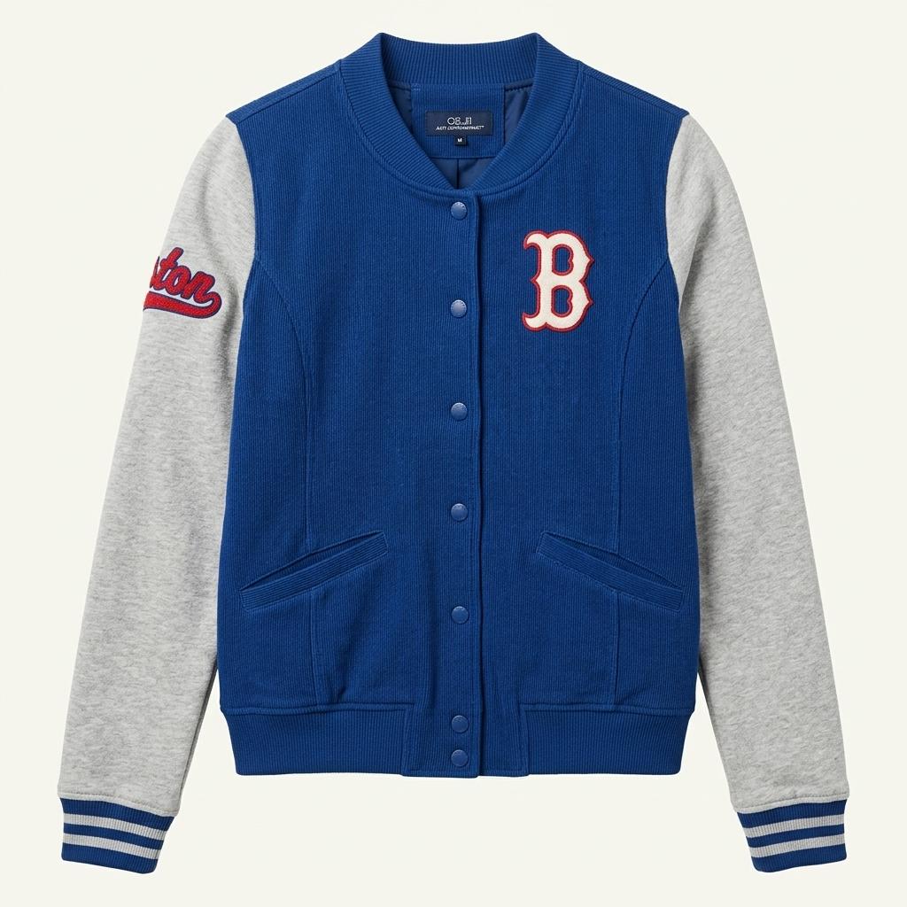 엠엘비 MLB 여성 블루 바시티자켓 야구점퍼 90사이즈 1