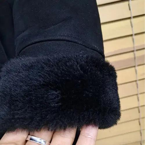 클럽모나코 양가죽무스탕 시어링코트90 5