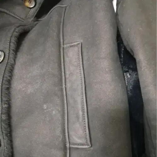 클럽모나코 양가죽무스탕 시어링코트90 8