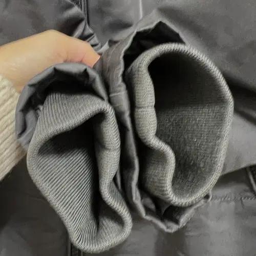 두노 DUNO 여성 차콜그레이 덕다운패딩점퍼 후드패딩점퍼 44 5