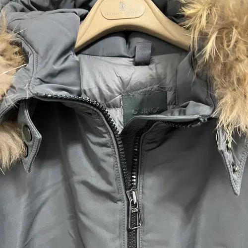 두노 DUNO 여성 차콜그레이 덕다운패딩점퍼 후드패딩점퍼 44 6