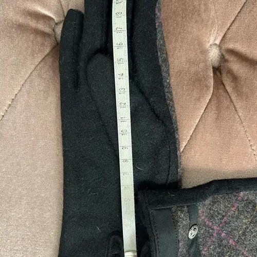 란체티 여성 블랙체크패턴 울장갑 7