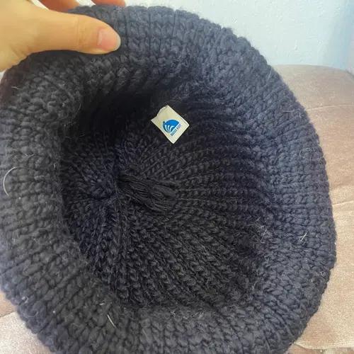 일본수입 여성 블랙 울니트방울비니 54CM 5