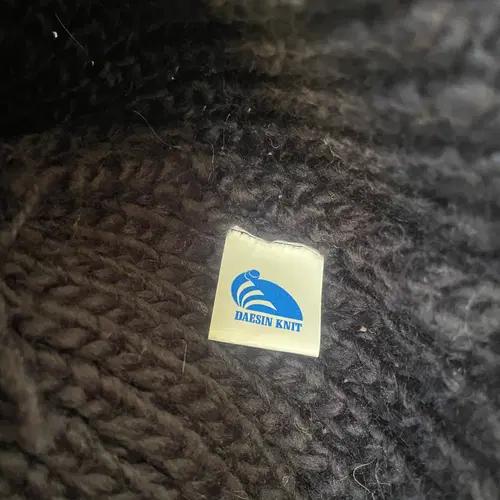 일본수입 여성 블랙 울니트방울비니 54CM 6