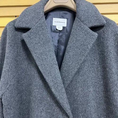 클럽모나코 여성 그레이 울캐시미어코트 싱글코트 M 2