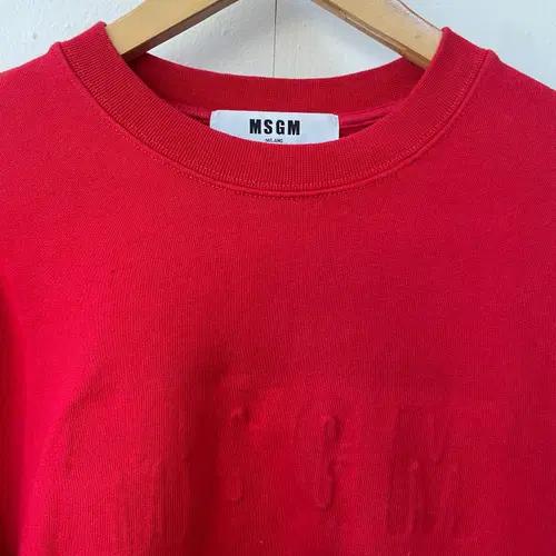 MSGM 여성 레드맨투맨티셔츠 S사이즈 2