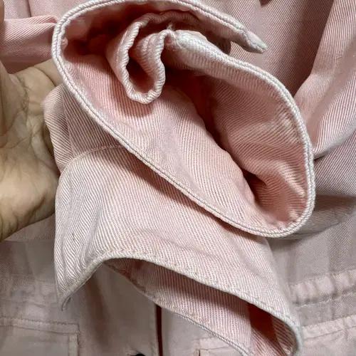 새상품) 아떼 athe 여성 피치핑크 라운드자켓 38 5