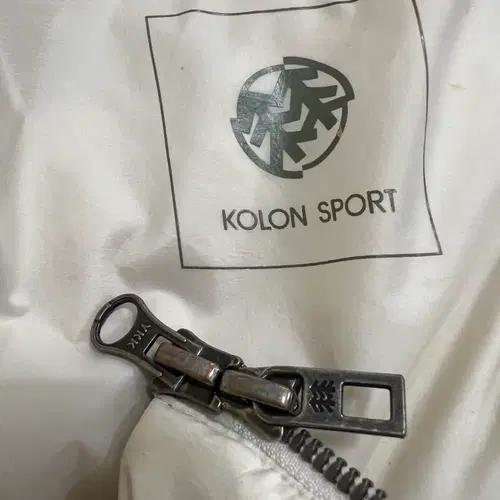 코오롱스포츠 여성 아이보리 다운패딩 경량패딩 8