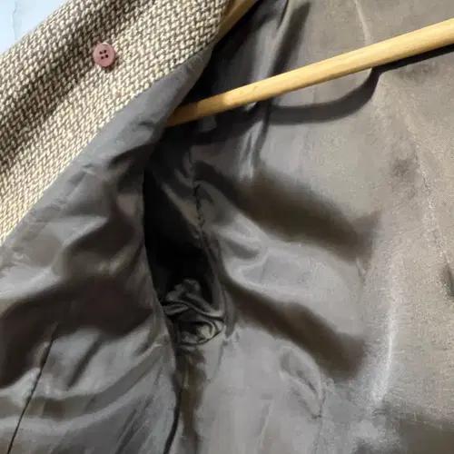 오브제 여성 폭스퍼 트위드울자켓 66 9