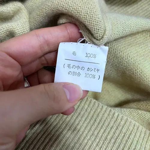 Euqope 여성 캐시미어100반목니트 L사이즈 8