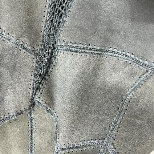 일본수입 여성 그레이 스웨이드조끼 돈피조끼 FREE 10