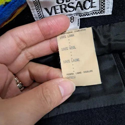 Gianni versace 여성 패턴울스커트 42사이즈 7
