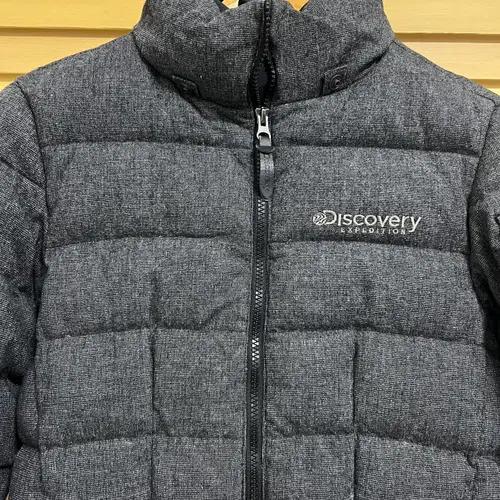 디스커버리 여성 그레이 구스다운패딩점퍼 울하프패딩점퍼 95 2