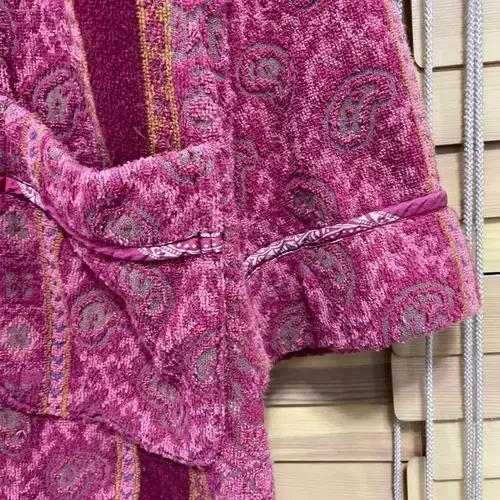 명품)ETRO 바쓰 페이즐리 코튼가운M~L 4