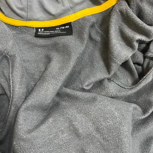 언더아머 여성 그레이 코튼후드집업점퍼 XL 7