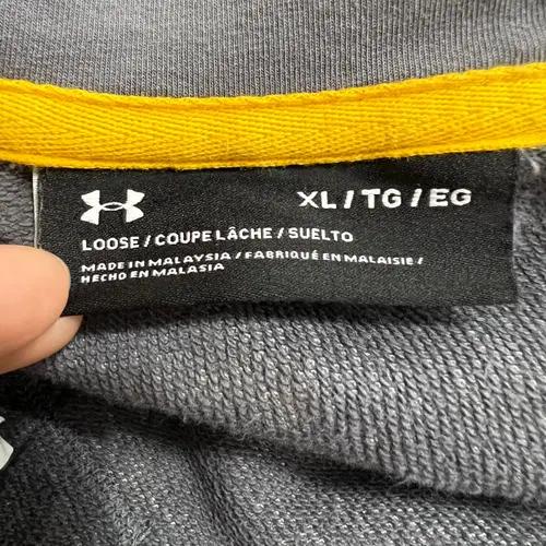 언더아머 여성 그레이 코튼후드집업점퍼 XL 8