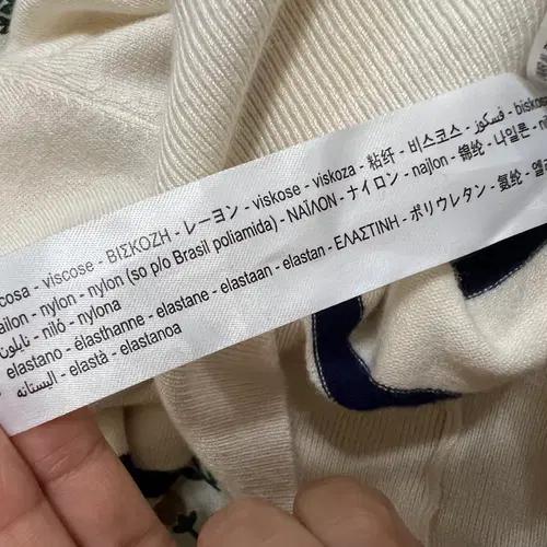 자라 여성 스트라이프 라운드반팔니트 S 9